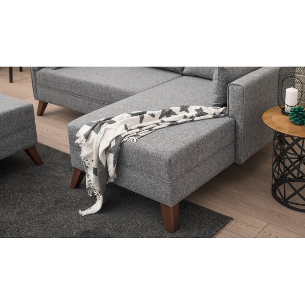 Bella divansovesofa - grå Bella divansovesofa - grå