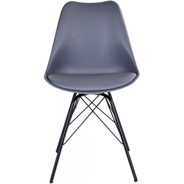 Oslo Spisestol - Grå/Svart Oslo Spisestol - Grå/Svart