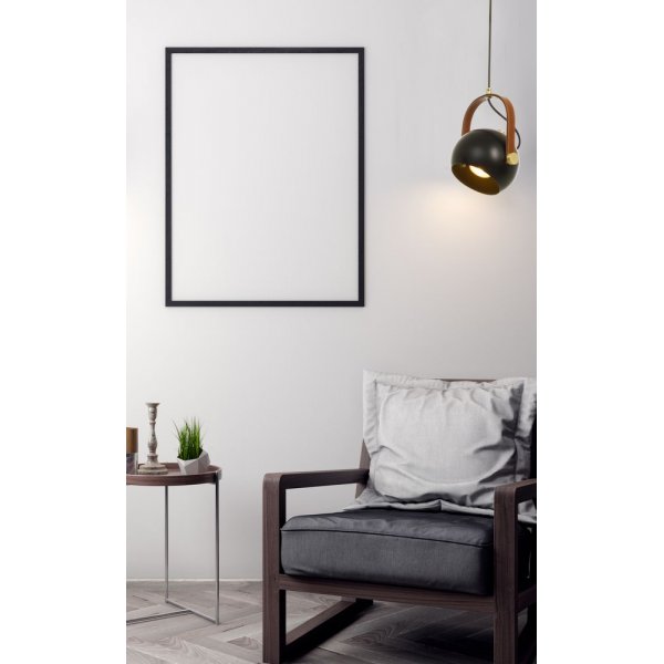 Taklampe Bow - Svart / matt messing Taklampe Bow - Svart / matt messing