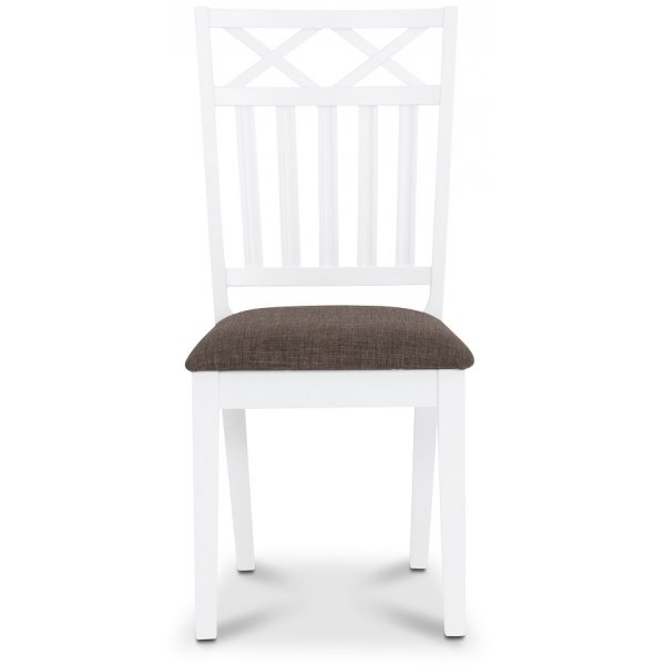Herrg�rd Wilmer spisestol - Hvit / Brun