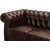 Dublin 3-seter sofa - Okseblod skinn