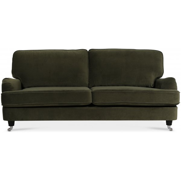 Kvarsebro Howard 3-seter sofa - Mosegrønn (Fløyel) Kvarsebro Howard 3-seter sofa - Mosegrønn (Fløyel)