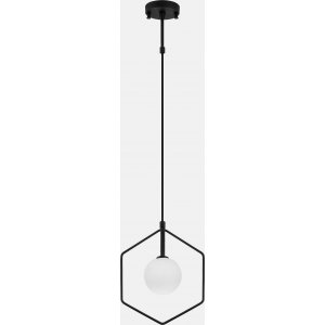 Geometri taklampe 11075 - Sort/hvit