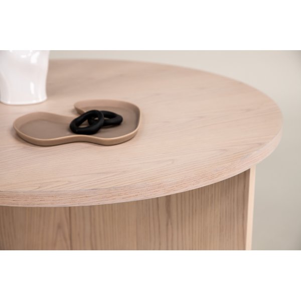 Melker salongbord 65 cm - Whitewash