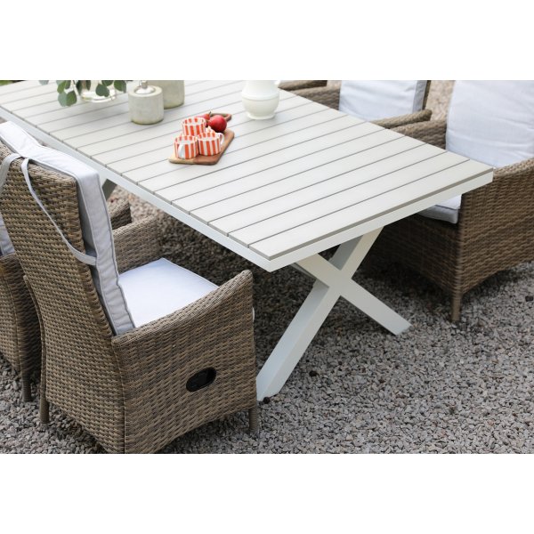 Spisegruppe Milano - Bord & 6 stoler