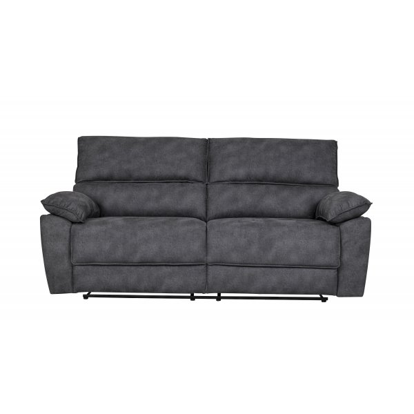 2-seters lenestolsofa ekstra bred i grått - 197 cm 2-seters lenestolsofa ekstra bred i grått - 197 cm