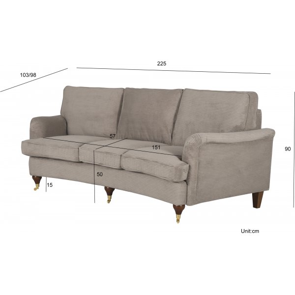 Sofa Howard Watford Deluxe 225 cm
