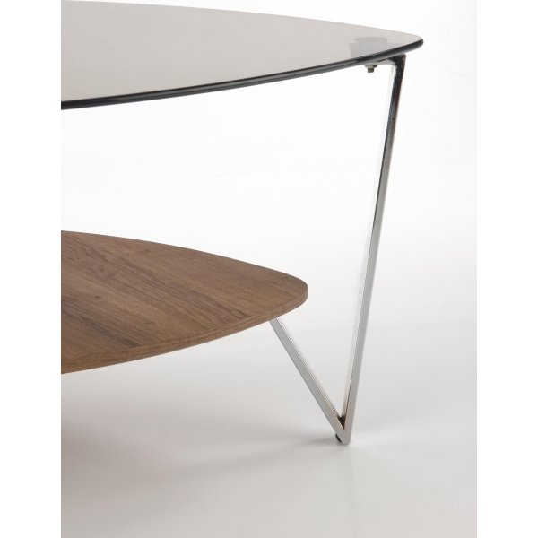 Gail salongbord 80 x 80 cm - Brun