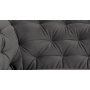 Felicia 2-seter sofa - Mrkegr (Flyel)