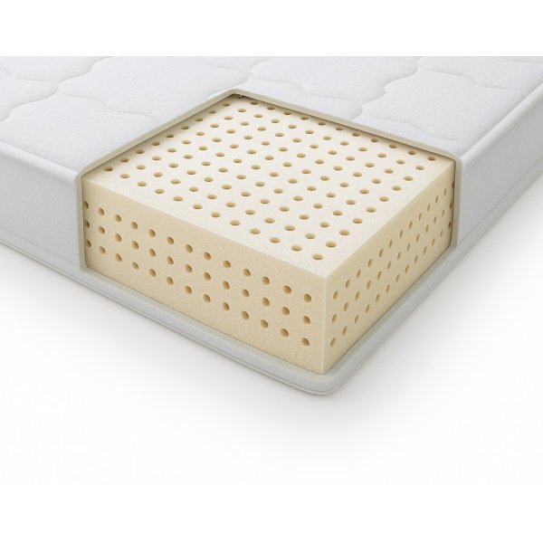 Overmadrass i latex Talalay 160x200 cm + Tekstilrens for mbler