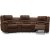 Cinema manuell 3-seters sofa -Brun