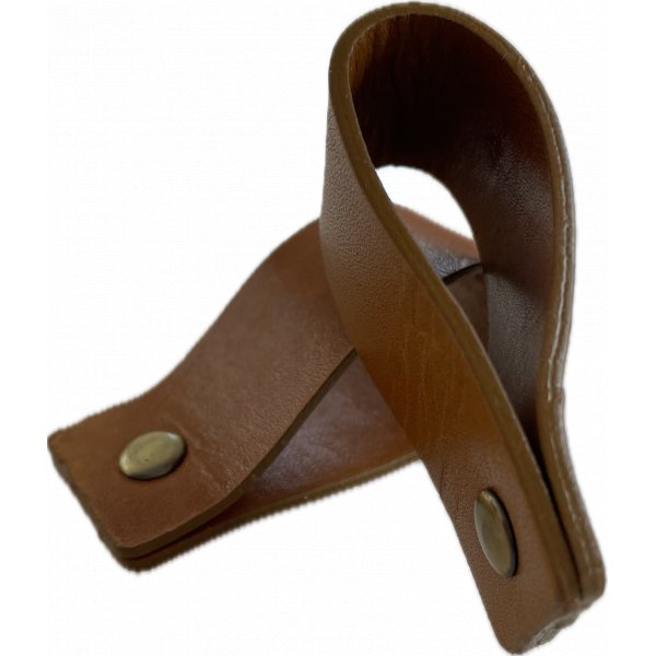 Serviettringskinn med flat spenne