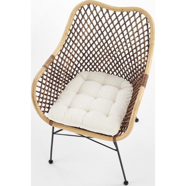 Brody utestol - Rotting/svart + Tekstilpleie for m�bler