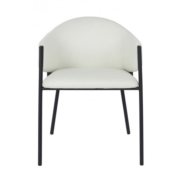 Stacey karmstol - Beige/svart + Tekstilrens for mbler