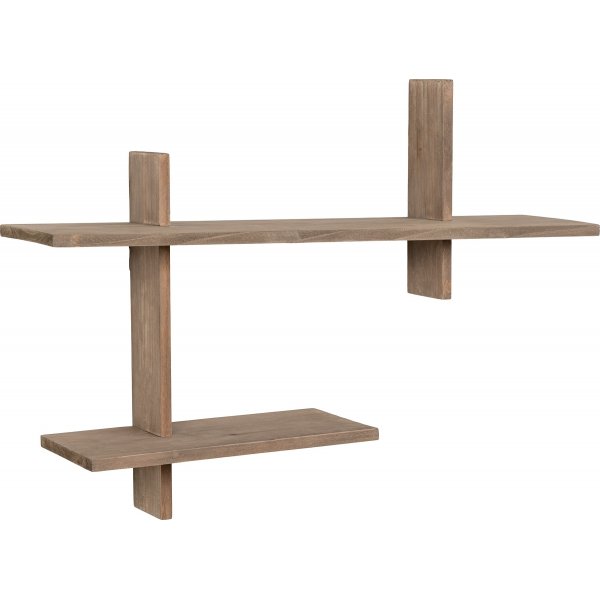 Uregelmessig vegghylle