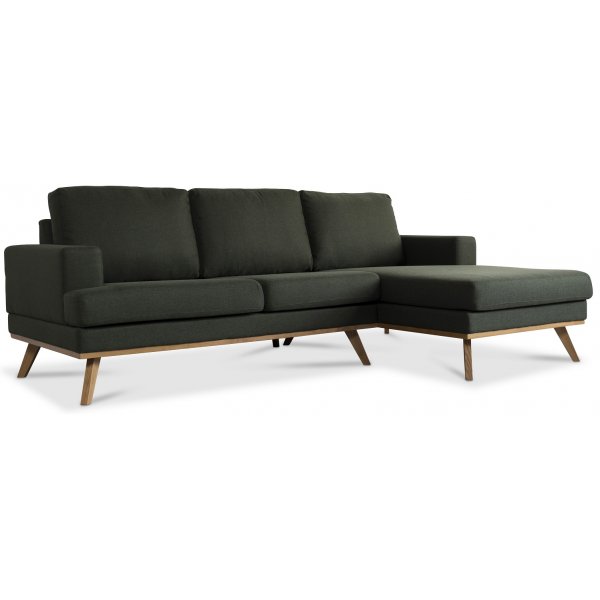 Ventura 2-seters sofa med åpen avsluttning - Mørkegrønn Ventura 2-seters sofa med åpen avsluttning - Mørkegrønn