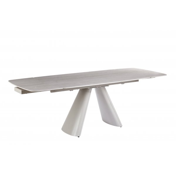 Saturnus spisebord uttrekkbart 165-240 cm - Beige travertin