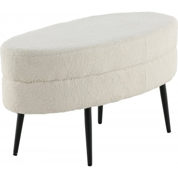 Rino sittepuff - Hvit teddy Rino sittepuff - Hvit teddy