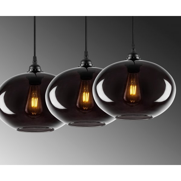 Smoke taklampe 52 - Sort Smoke taklampe 52 - Sort