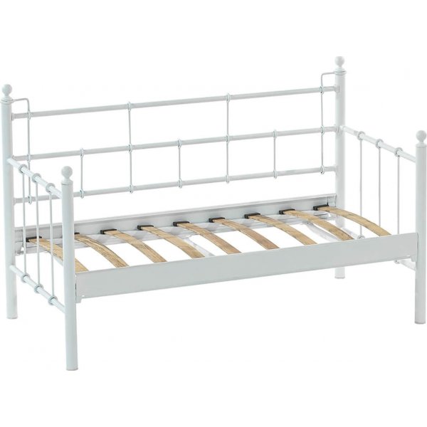 Lalas 2-seters utesofa - Hvit/bl� + M�belrengj�ring