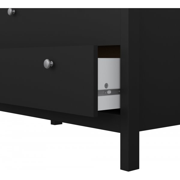 Madrid kommode med 3 skuffer - Sort