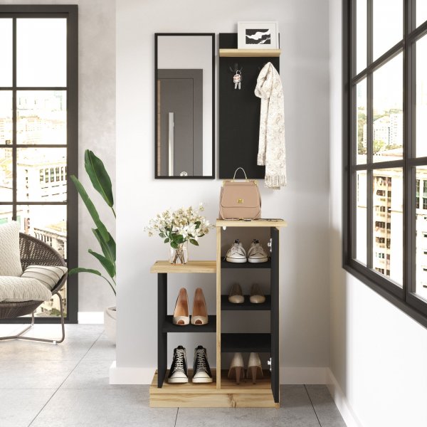 Charlotte gangm�bel - Valn�tt/svart