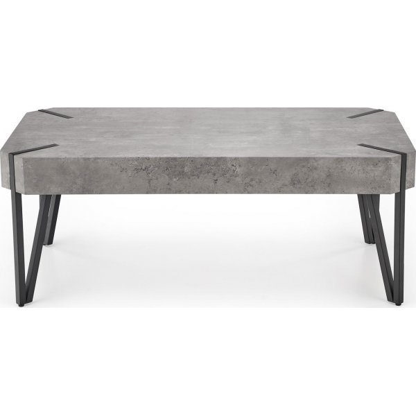 Marlene sofabord - Svart/betongm�nster