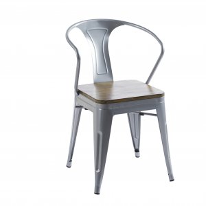 Iris metall lenestol med tresete Iris metall lenestol med tresete