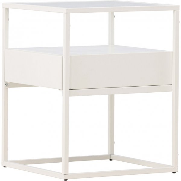 Fortaleza sidebord 40 x 40 cm - Hvit Fortaleza sidebord 40 x 40 cm - Hvit