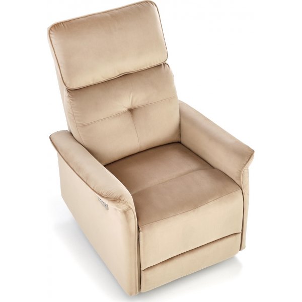 Semir elektrisk hvilestol med USB - beige fløyel Semir elektrisk hvilestol med USB - beige fløyel