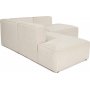 Mer mini hjrnesofa - Krem