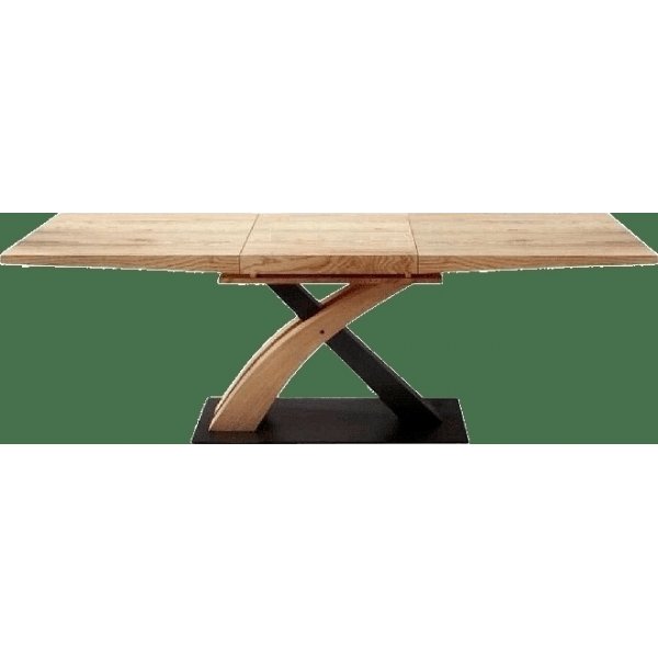 Lyall spisebord - Gull eik/svart