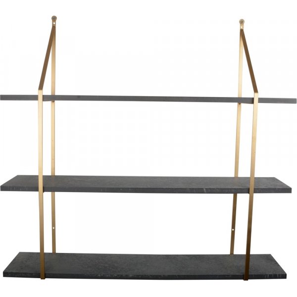 Vegghylle Greger 80 - Gull/grå Vegghylle Greger 80 - Gull/grå