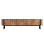 TV-stativ Nemming 180 cm - Atlantic Pine/Svart