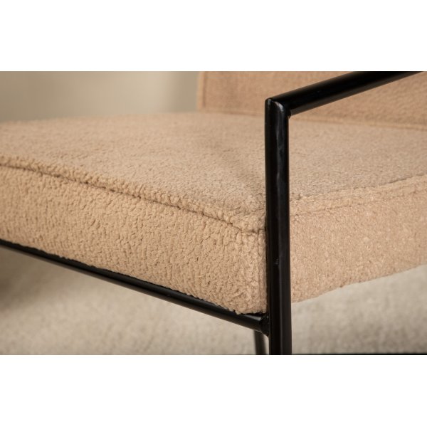 Tetra lenestol - Beige teddy