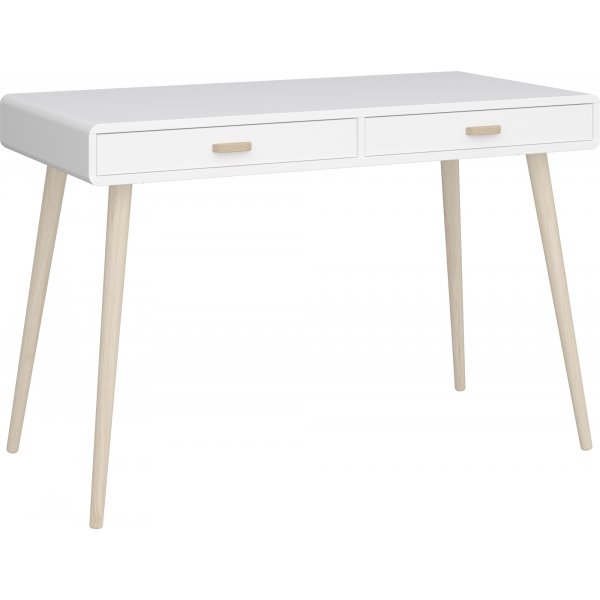 Mino skrivebord 114 x 57 cm - Hvit