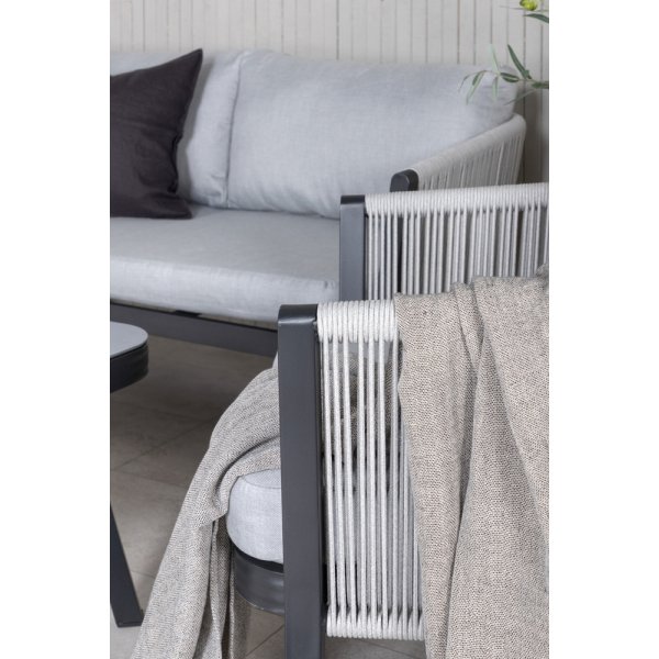 Virya sofagruppe - Sort/Grå Virya sofagruppe - Sort/Grå