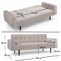 Derry 3-seters sofa - Beige