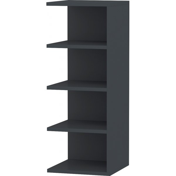 Vitale bokhylle - Antrasitt