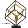 Bordlampe Cubes - Svart / antikk
