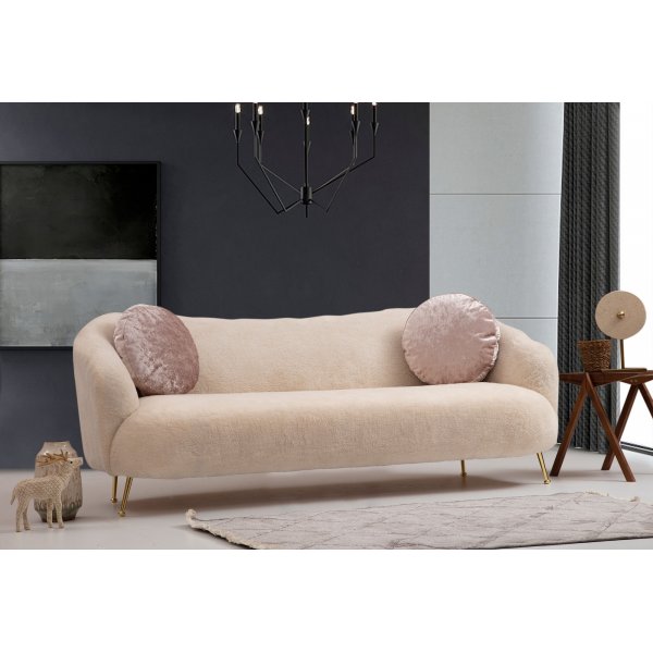 Isolde 3-seters sofa - Beige Isolde 3-seters sofa - Beige