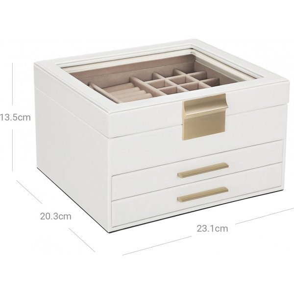 Opal smykkeskrin - Svart