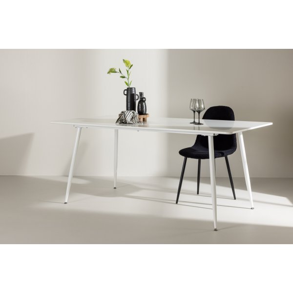 Silar spisebord 180 x 90 cm - Hvit
