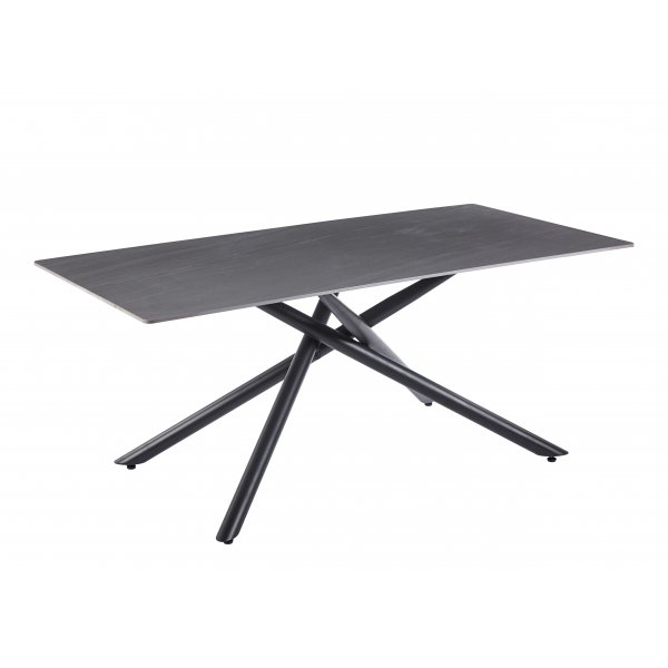 Jupiter spisebord i sintret stein - 180x90 cm - Grå betong Jupiter spisebord i sintret stein - 180x90 cm - Grå betong