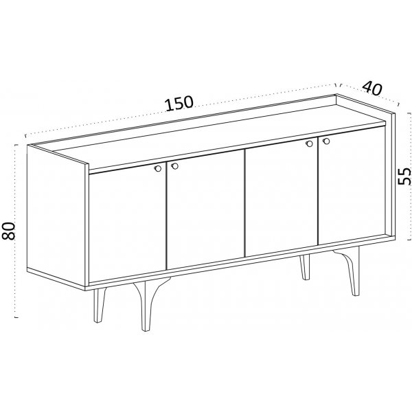 Navi skjenk - Carrara marmor Navi skjenk - Carrara marmor