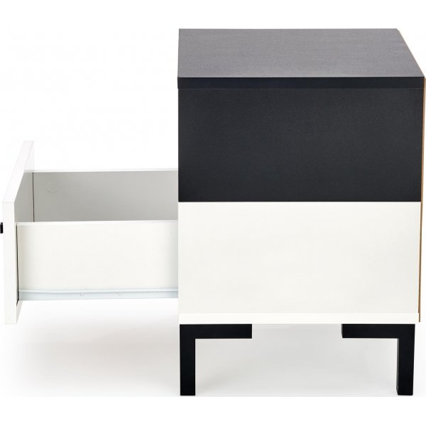 Chantelle nattbord - Hvit/svart