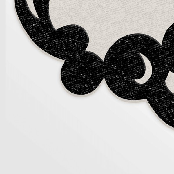 Brosur teppe - Svart Brosur teppe - Svart