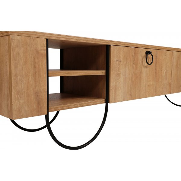 Norfolk mediebenk - Eik