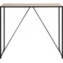 Seaford barbord 120x 60 cm - Eik/sort