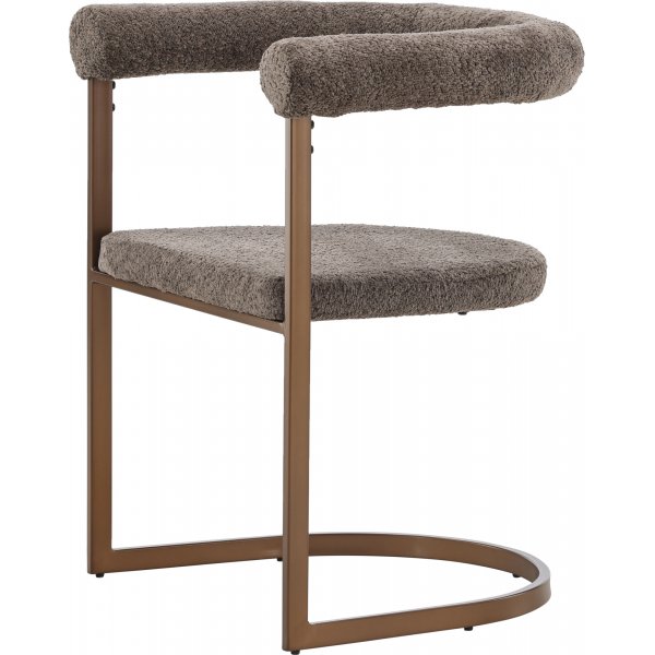 Morgen spisestuestol - Brun boucle Morgen spisestuestol - Brun boucle